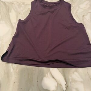 lululemon athletica ultralight waist length plum Tank Top